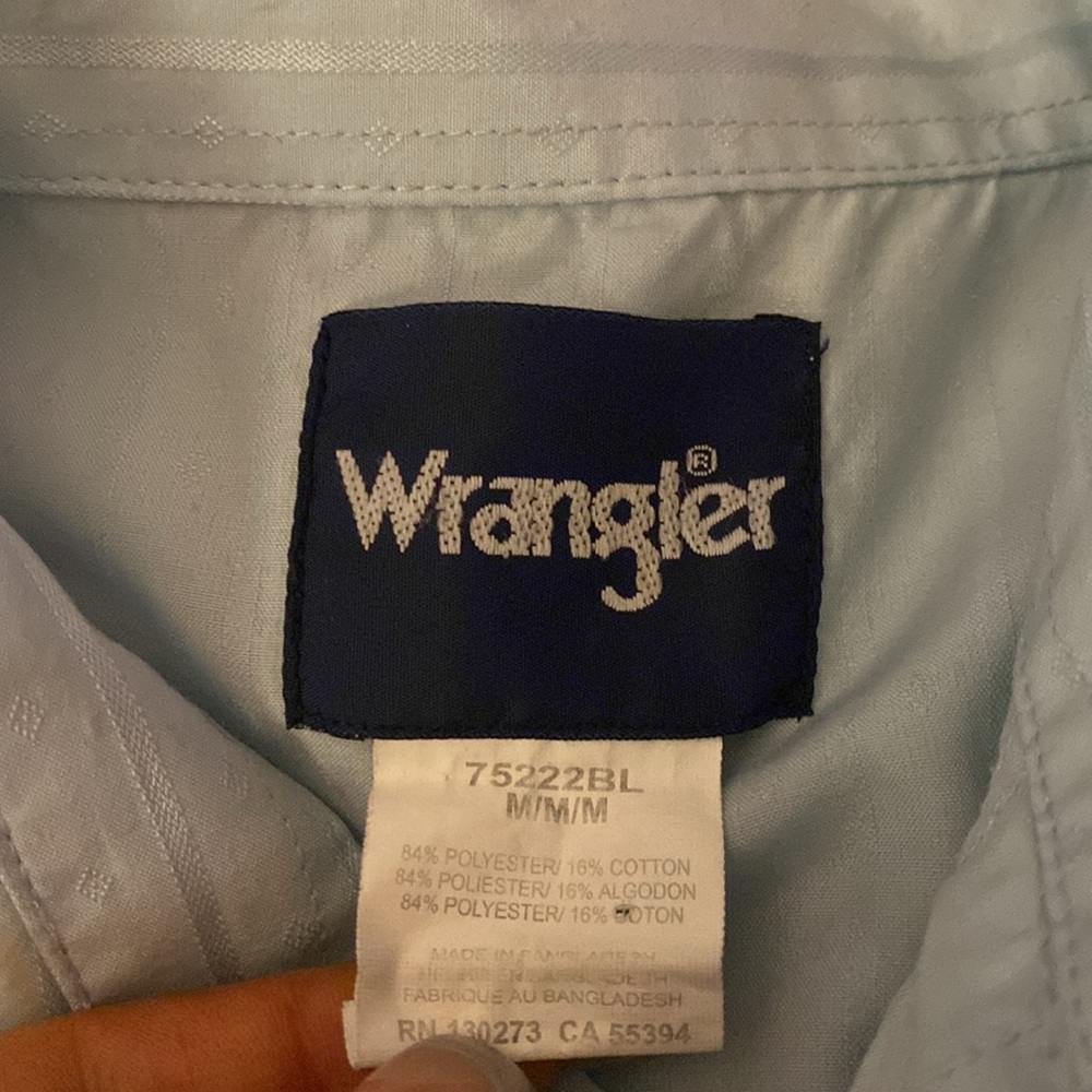mens wrangler pearl snap - Picture 5 of 10